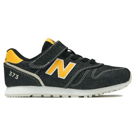 ニューバランス new balance YV373 DA2(ブラックデニム) デニム素材 キッズ シューズ ジュニア スニーカー 女の子 男の子 子供靴 運動靴 マジックテープ ベルクロ 横幅M NB 2023秋冬