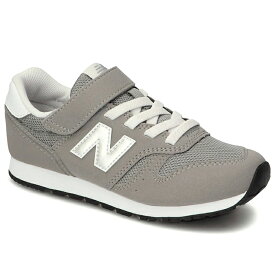 ニューバランス new balance YV373 定番カラー KG2(グレー) 横幅M キッズシューズ ジュニアスニーカー 女の子 男の子 子供靴 運動靴 マジックテープ ベルクロ NB