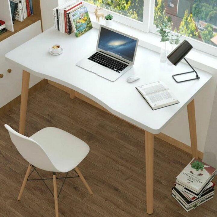 楽天市場】デスク パソコンデスク 勉強机 ホワイト 机 木製80cm pc 