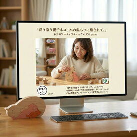 【SALEクーポンあり】【送料無料】● まる猫のスタンディングパズル 木のおもちゃ 積み木 パズル 型はめ 6ヶ月 9ヶ月 10ヶ月 11ヶ月 0歳 1歳 2歳 3歳 4歳 5歳 誕生祝い 出産祝い 誕生日ギフト 動物パズル 男の子 女の子 赤ちゃん 日本製 頭の体操 木製 ねこ ネコ psc