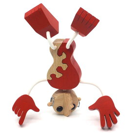 【送料無料】●木の人形（10号）自由自在にポーズを変えて楽しむことができます。可愛い木のおもちゃ 日本製 6ヶ月 7ヶ月 8ヶ月 9ヶ月 10ヶ月 1歳 2歳 3歳 4歳 5歳 誕生日ギフト〜出産祝い 赤ちゃんおもちゃ 男の子 誕生祝い ロボット ままごと