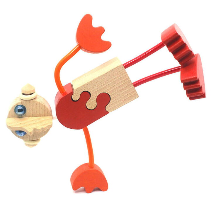 楽天市場 送料無料 木の人形 ８号 自由自在にポーズを変えて楽しむことができます 可愛い木のおもちゃ 日本製 6ヶ月 7ヶ月 8ヶ月 9ヶ月 10ヶ月 1歳 2歳 3歳 4歳 5歳 誕生日ギフト 出産祝い 赤ちゃん 男の子 女の子 木のおもちゃ製作所 銀河工房