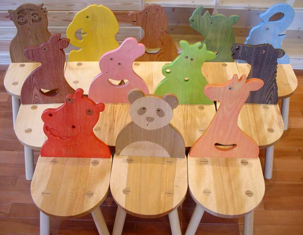 楽天市場】【送料無料】○ウサギ椅子 (子供家具・木のおもちゃ 日本製