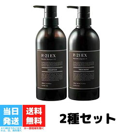 サンコール R-21 シャンプー EX 500ml トリートメント EX 500g セット エクストラエイジングケア ダメージケア 傷んだ 補修 ハリコシ 残留アルカリ 除去 ヘマチン ボトル ポンプ 美容室 サロン スキャルプケア 送料無料