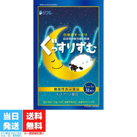 ぐっすりずむ リフレ テアニン グリシン GABA 31日分 機能性表示食品 サプリメント アミノ酸 送料無料