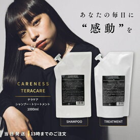 【正規品 / 2種から選べる】 ケアネス テラケア シャンプー 1000ml トリートメント 1000g 詰替用 ヘアケア シャンプー トリートメント 業務用セット エイジングケア アンチエイジング 頭皮ケア スカルプケア