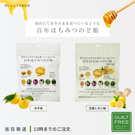 【選べるアソート】 だいじょうぶなもの 百年はちみつのど飴 しょうがレモン味 / ゆず味 レザーウッドハニー ハーブキャンディ のど飴 はちみつ プロポリス 花粉 風邪 アレルギー 免疫力アップ ウイルス対策 ウイルス 母の日
