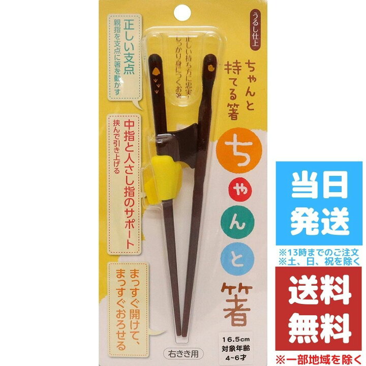 楽天市場 イシダ 矯正箸 ちゃんと箸 こども用 子供 子ども 16 5cm 右利き 送料無料 Good Value Item
