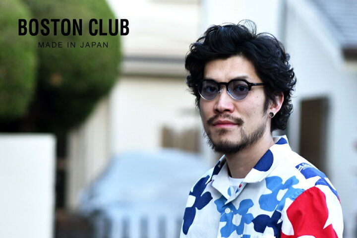 楽天市場 ボストンクラブ トミー Boston Club Tommy サングラス メガネ カラー レンズ クラウンパント ボストン ブロー セル フレーム アセテート 眼鏡 Uv加工 メンズ レディース 日本製 Good Deal