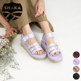 【SALE 40％OFF】 シャカ SHAKA トリッピー プラットフォーム SK-244 TRIPPIE PLATFORM スポーツ サンダル スポサン シューズ レディース カジュアル 厚底 ストラップ ブラック トープ ライラック バーガンディ 22cm ~ 26cm [ 2023 SS 春 夏 ]