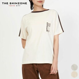 【SALE 40％OFF】シンゾーン SHINZONE ブックマーク Tシャツ BOOKMARK TEE レディース トップス TEE 24AMSCU06 グラフィック プリント レトロ スポーティ 半袖 [ 2024 FW 春 夏 秋 ]