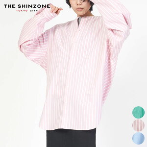 ySALE 40OFFzV][ SHINZONE m[J[ Vc 24MMSBL01 NOCOLLAR SHIRTS gbvX uEX fB[X Vv JWA gbh  m[AC Rbg |GXe { s