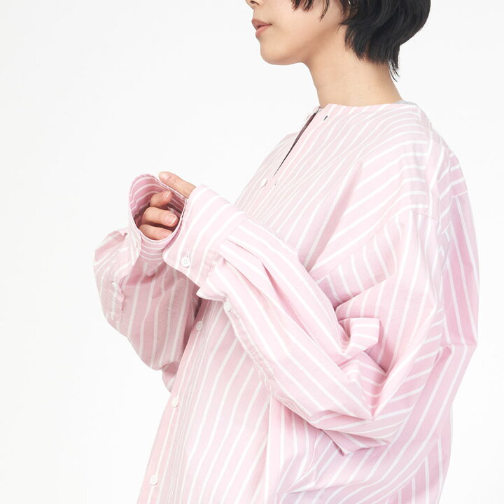 楽天市場】【SALE 40％OFF】シンゾーン SHINZONE ノーカラー シャツ  