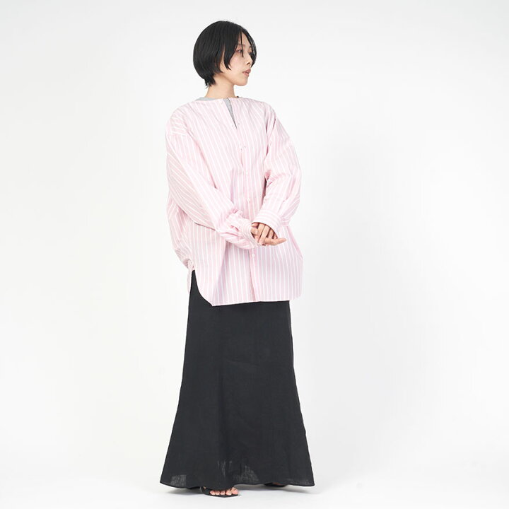楽天市場】【SALE 30％OFF】シンゾーン SHINZONE ノーカラー シャツ 