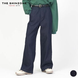【SALE 40％OFF】シンゾーン SHINZONE ノーフェード デニム 24MMSPA09 NOFADE DENIM ボトム パンツ ジーンズ レディース シンプル カジュアル トラッド テンセル生地 保湿性 光沢 コットン 綿 日本製 ダークブルー 32 34 36 [ 2024 SS 春 夏 ]