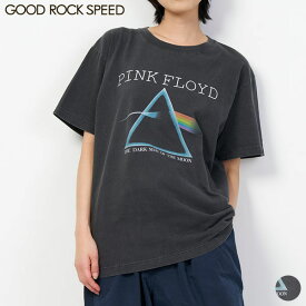 【24SS新作】グッド ロック スピード GOOD ROCK SPEED PINK FLOYD 24PFD002W ピンク フロイド Tシャツ トップス 半袖 レディース シンプル カジュアル グラフィック プリント ややゆったり ロック バンドT コットン チャコール [ 2024 SS 春 夏 ]