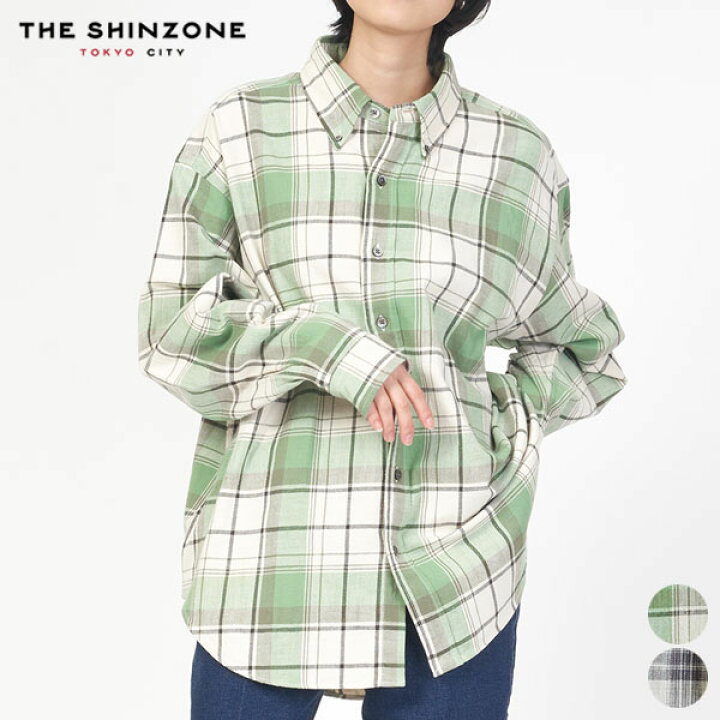 楽天市場】シンゾーン SHINZONE チェック ダディ シャツ 24SMSBL02  