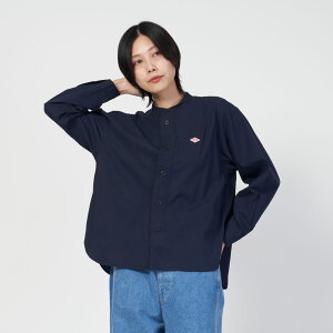 _g DANTON ohJ[ Vc #DT-B0227 RPL BAND COLLAR SHIRT fB[X Ch Vc Rbg |v  ICX^[ lCr[ XgCv [ 2024 FW t  H ~ ]