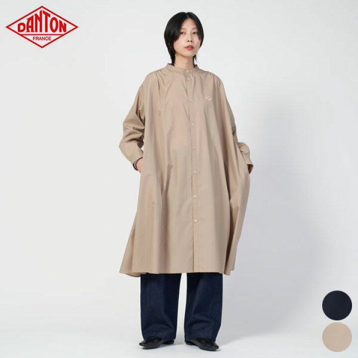 楽天市場】ダントン DANTON ギャザー シャツ ドレス #DT-G0083 HTC 