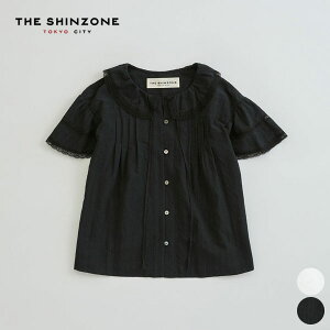 �y26SS�V��z�V���]�[�� SHINZONE ���[�X �u���E�X LACE BLOUSE ���f�B�[�X �g�b�v�X ���� �V���c ���� ������ ���B���e�[�W�� �T�b�J�[���n �R�b�g�� �� ���l�� �� ���{�� 26MMSBL08 [ 2026 SS �t �� ] [S��
