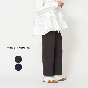 �y26SS�V��z�V���]�[�� SHINZONE �o���� �p���c BARREL PANTS ���f�B�[�X �{�g�� ���� �X�g���b�`�� �ʋC�� �ϋv�� �V���v�� ���n �Z���^�[�v���X �|�P�b�g �|���G�X�e��100 ���{�� 26SMSPA03 [ 2026 SS �t