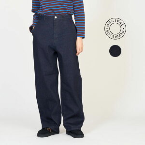 �y26FW�V��z�I�[�V�o�� ORCIVAL ���C�h �J�[�u �p���c WIDE CURVE PANTS ���f�B�[�X �{�g�� 12oz �|�P�b�g ���U�[���S�p�b�` ���n �V���v�� �J�W���A�� �I�[���V�[�Y�� �R�b�g�� ��100 #OR-E0311 SGG [ 2026 F
