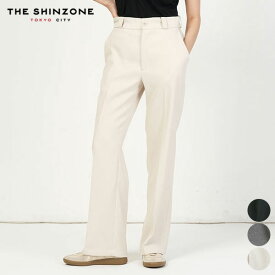 【SALE 40％OFF】シンゾーン SHINZONE センター プレス パンツ 17SMSPA16 CENTER PRESS PANTS パンツ ボトムス スラックス レディース シンプル カジュアル 定番 日本製 ポリエステル ブラック グレー ホワイト P0 32 34 36 38 T0 [ 2024 SS 春 夏 秋 冬 ]