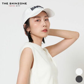 【SALE 30％OFF】シンゾーン SHINZONE シネマ キャップ SF CINEMA CAP 帽子 ユニセックス レディース メンズ 刺繍 ブラック ホワイト 25SMSIT08 [ 2025 SS 春 夏 秋 冬 ]