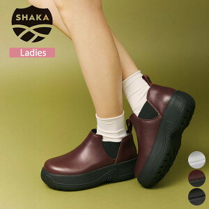 �ySALE 10%OFF�z�V���J SHAKA �V���[�g �`�F���V�[ �G���H�� �`�����L�[ ���f�B�[�X �V���[�g�� �T�C�h�S�A �u�[�c ���� �y�� PU���U�[ ���ɋ��� EVA �^�E�����[�X SHORT CHELSEA EVOL CHUNKY SK-336 [ 2025 FW 