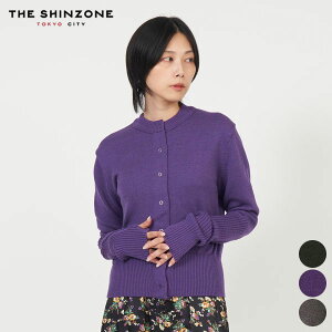 �V���]�[�� SHINZONE �����O ���u �J�[�f�B�K�� LONG RIB CARDIGAN 23AMSNI05 ���f�B�[�X �g�b�v�X ���� �w�� �t�B���K�[�z�[�� �V���[�g�� �H�D�� �R�b�g�� ��100 [ 2025 FW �t �H �~ ] [S��]