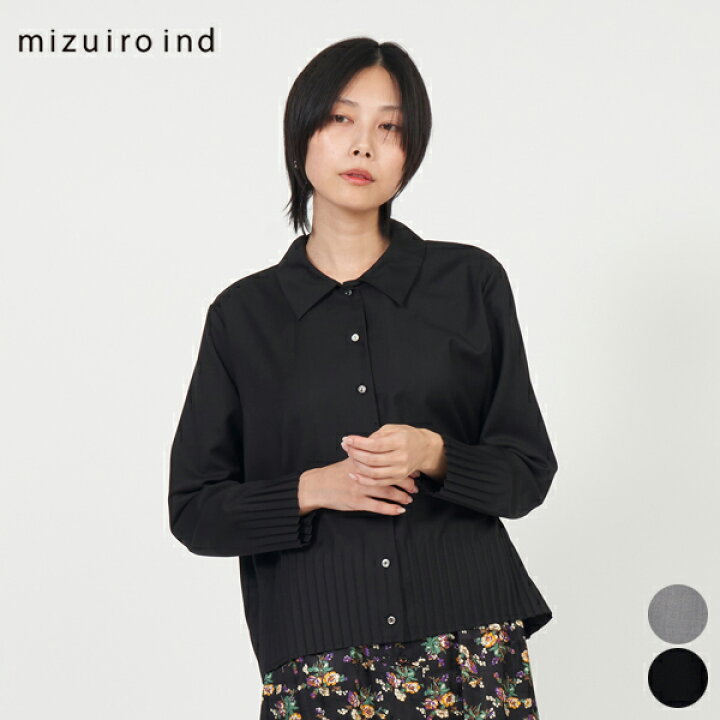 楽天市場】【SALE 35%OFF】ミズイロインド mizuiro ind プリーツ ヘム 