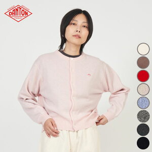 _g DANTON E[ N[ lbN J[fBK CREW NECK CARDIGAN fB[X J[f gbvX |Cg S #DT-D0031 LMW HD ubN x[W CG[ bh u[ O[ 