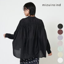 楽天市場】mizuiro-ind ギャザー（シャツ・ブラウス｜トップス 