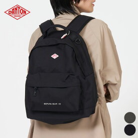 【26SS 新色入荷】ダントン DANTON コーデュラ キャンバス デイパック 18L REPUBLIQUE 18 レピュブリック ユニセックス ナイロン バッグ パック 鞄 リュック ロゴ [ 2026 SS 春 夏 秋 冬 ]