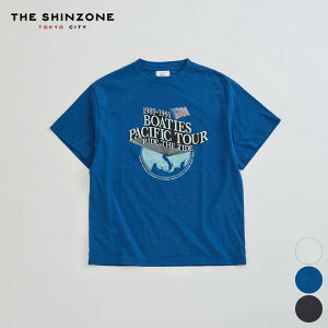 �y26SS�V��z�V���]�[�� SHINZONE �u�[�e�B�[ �c�A�[ T�V���c BOATIES TOUR TEE ���f�B�[�X �g�b�v�X ���� �O���t�B�b�N �v�����g �J�W���A�� �R�b�g�� ��100 ���{�� 26MMSCU08 [ 2026 SS �t �� ] [S��]