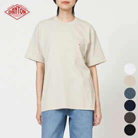 【26SS 新色入荷】ダントン DANTON メンズ ポケット Tシャツ DT-C0198 TCB POCKET T-SHIRT トップス 半袖 シンプル カジュアル ワンポイント ショート スリーブ クルーネック コットン 綿 S M L XL XXL [ 2026 SS 春 夏 ]