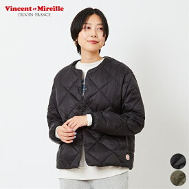 [クーポン 対象]【SALE 40％OFF】ヴァンソン エ ミレイユ VINCENT ET MIREILLE リサイクル ダウン カーディガン VM222FD25010 RECYCLE DOWN CARDIGAN トップス アウター 羽織 メンズ レディース インナーダウン きれいめ カジュアル 軽い キルティング [ 2022 FW 秋 冬 ]