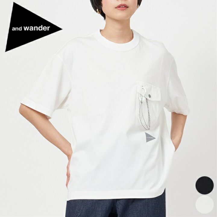 楽天市場】アンドワンダー and wander ポケット T 5743184052 pocket 