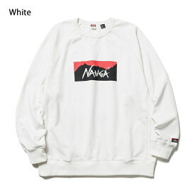 [クーポン 対象]【SALE 20％OFF】ナンガ NANGA エコ ハイブリッド ボックス ロゴ スウェット シャツ NW2311-1F201 ECO HYBRID BOX LOGO SWEAT SHIRTS トップス トレーナー メンズ レディース ユニセックス 長袖 プリント ホワイト グレー ブラック M L [ 2023 FW 春 秋 冬 ]