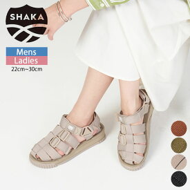 【24SS新作】シャカ SHAKA ハイカー SK-101 HIKER スポーツ サンダル スポサン シューズ メンズ レディース ユニセックス メッシュ シンプル アウトドア カジュアル グルカ シューズライク サイズ調節可能 22cm ～ 29cm[ 2024 SS 春 夏 ] /hfd