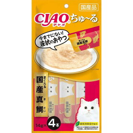 チャオ ちゅ～る CIAO ちゅーる まぐろ＆国産真鯛 4本入り 猫用おやつ 猫おやつ 猫用ふりかけ キャットフード チャオ いなばペットフーズ 正規品