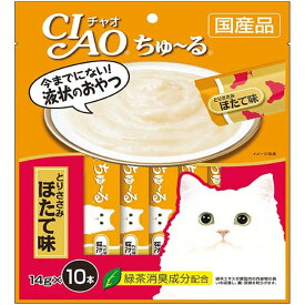 チャオ ちゅ～る CIAO ちゅーる とりささみ ほたて味 10本入り 猫用おやつ 猫用ふりかけ キャットフード チャオ いなばペットフーズ 正規品