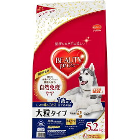 ビューティープロ ドッグ 1歳から 大粒 5.2kg 成犬用 チキン ドッグフード ドライフード 国産 総合栄養食 ビューティプロ BEAUTY pro 日本ペットフード 正規品