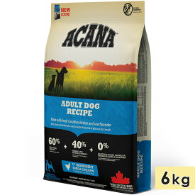 ACANA アカナ アダルトドッグレシピ 6kg 成犬用 全犬種用 ドッグフード ドライフード アカナファミリージャパン 正規品