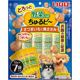 いなば ちゅるビ～さつまいもと焼ささみ 7袋入り 犬用おやつ 犬おやつ 犬用ふりかけ ドッグフード いなばペットフーズ 正規品