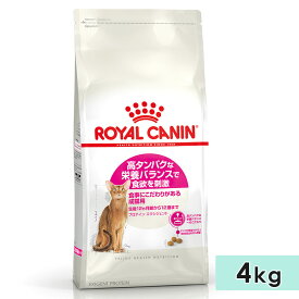 ロイヤルカナン プロテイン エクシジェント 4kg 成猫用 生後12カ月齢以上〜12歳まで 高タンパクな栄養バランスにこだわる猫用 全猫種用 ドライフード キャットフード 総合栄養食 ROYALCANIN 正規品