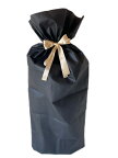 ラッピング袋 ギフト袋 巾着袋 超特大 特大 マチ付き 厚手 高級 不織布 透けない サテンリボン 141cm(リボンまで121cm)×63cm×18cm