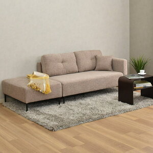 【送料無料】 コハル ソファ カウチソファ 3P 3人掛け 幅190cm ミニクッション付