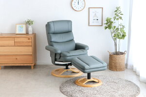 【送料無料】アストラ パーソナルチェア オットマン付き AST パーソナルチェア GR/GY【時間指定不可】