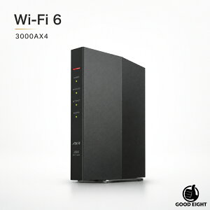 �yWi-Fi6�Ή��zBUFFALO �o�b�t�@���[ AirStation WSR-3000AX4P/DBK ����LAN���[�^�[ AX3000 IPv6�Ή� 2401+573Mbps WPA3�Ή� WiFi���[�^�[ �����ʐM